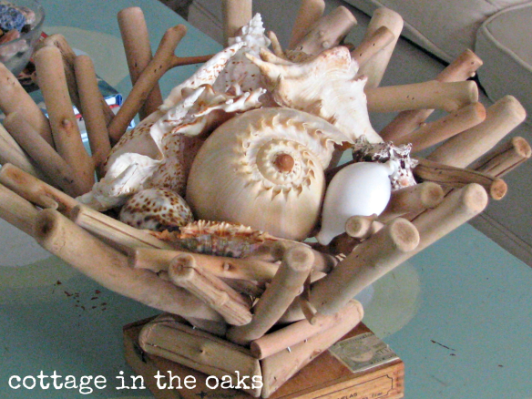 Decorating with Seashells - Cottage in the Oaks