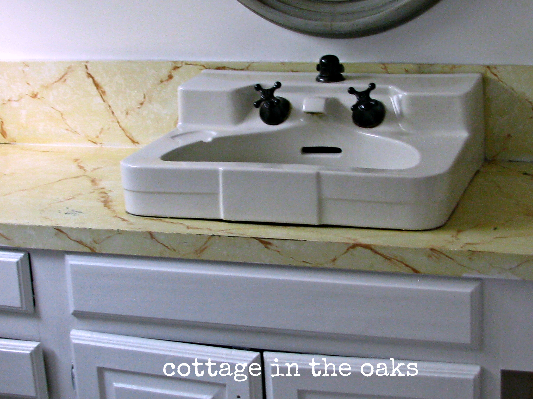 Spray Painted Faucet My Faucet Fail Cottage In The Oaks